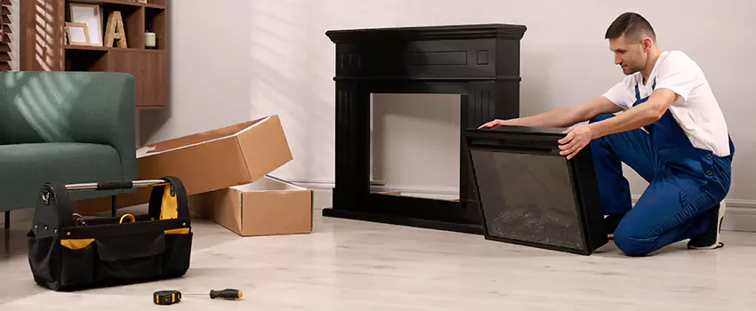 Old Rusted Metal Fireplace Repair And Replacement in Goldsboro, NC