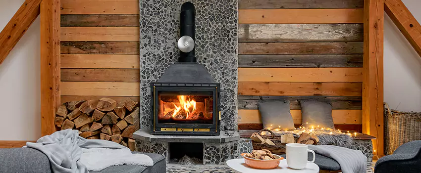 Thelin Hearth Products Direct Vent Gas Stove Fireplace Inspection in Goldsboro, North Carolina